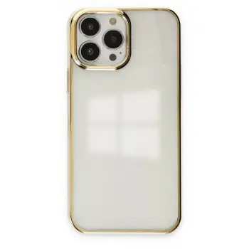 Newface Apple iPhone 13 Pro Kılıf Element Silikon - Gold