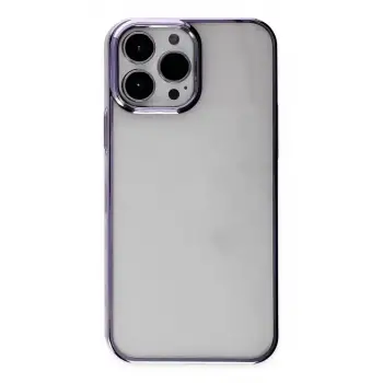 Newface Apple iPhone 13 Pro Kılıf Element Silikon - Mor