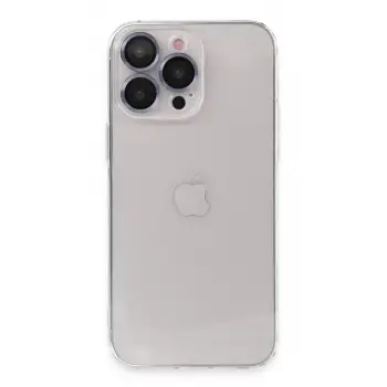Newface Apple iPhone 13 Pro Kılıf Luko Lens Silikon - Sierra Blue
