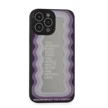 Newface Apple iPhone 13 Pro Kılıf Mirror Desenli Kapak - Mirror - 5