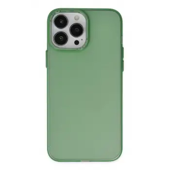 Newface Apple iPhone 13 Pro Kılıf Modos Metal Kapak - Koyu Yeşil