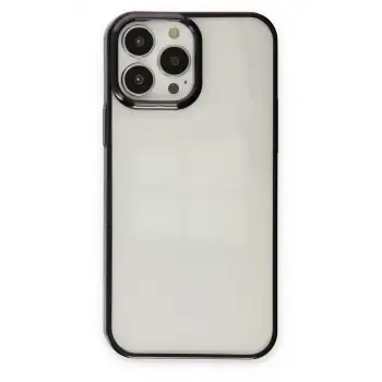 Newface Apple iPhone 13 Pro Max Kılıf Element Silikon - Siyah