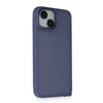 Newface Apple iPhone 14 Kılıf Elegant Kapak - Açık Mavi