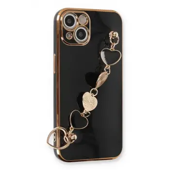 Newface Apple iPhone 14 Kılıf Esila Silikon - Siyah
