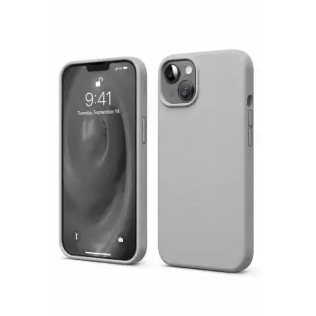 Newface Apple iPhone 14 Kılıf First Silikon - Gri