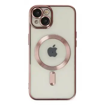 Newface Apple iPhone 14 Kılıf Kross Magneticsafe Kapak - Rose