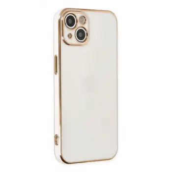 Newface Apple iPhone 14 Kılıf Volet Silikon - Beyaz