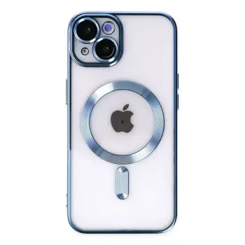 Newface Apple iPhone 14 Plus Kılıf Kross Magneticsafe Kapak - Sierra Blue
