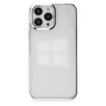 Newface Apple iPhone 14 Pro Kılıf Element Silikon - Gümüş
