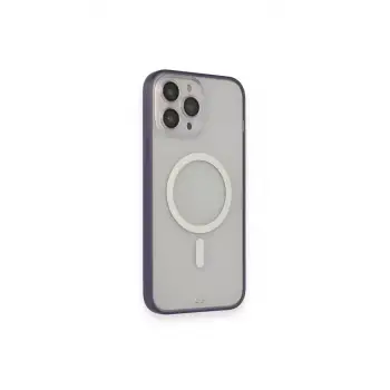 Newface Apple iPhone 14 Pro Kılıf Grand Magneticsafe Kapak - Mor