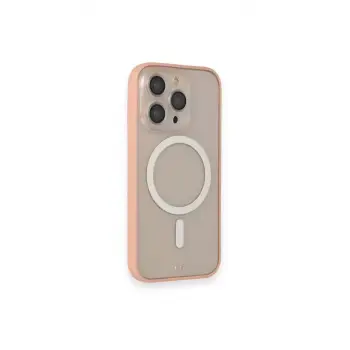 Newface Apple iPhone 14 Pro Kılıf Grand Magneticsafe Kapak - Pembe