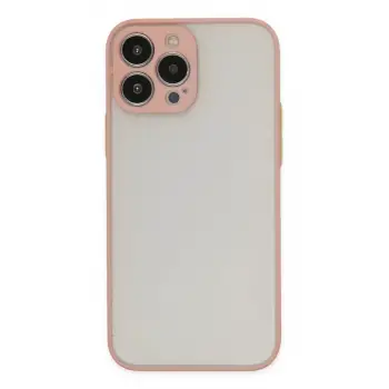 Newface Apple iPhone 14 Pro Kılıf Montreal Silikon Kapak - Pembe
