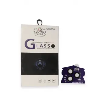 Newface Apple iPhone 14 Pro Max Bilvis Titan Kamera Lens - Siyah