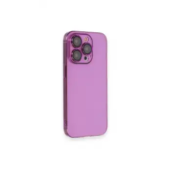 Newface Apple iPhone 14 Pro Max Kılıf Armada Lensli Kapak - Mor