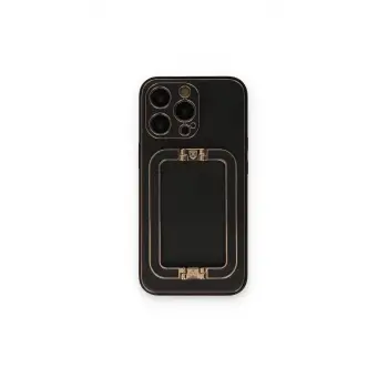 Newface Apple iPhone 14 Pro Max Kılıf Coco Elit Kapak - Siyah