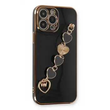 Newface Apple iPhone 14 Pro Max Kılıf Esila Silikon - Siyah