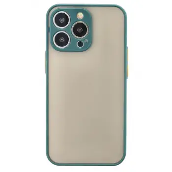Newface Apple iPhone 14 Pro Max Kılıf Montreal Silikon Kapak - Yeşil
