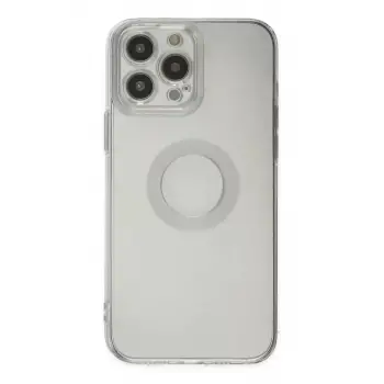 Newface Apple iPhone 14 Pro Max Kılıf Santa Lens Silikon - Şeffaf