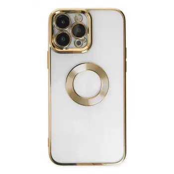 Newface Apple iPhone 14 Pro Max Kılıf Slot Silikon - Gold