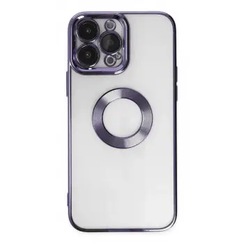 Newface Apple iPhone 14 Pro Max Kılıf Slot Silikon - Mor