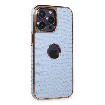 Newface Apple iPhone 14 Pro Max Kılıf Snake Kapak - Sierra Blue