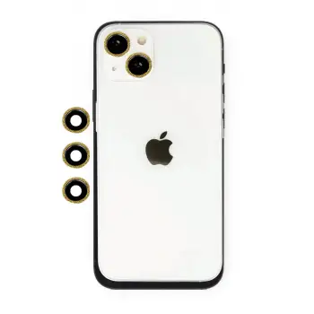 Newface Apple iPhone 14 Shine Kamera Lens - Gold
