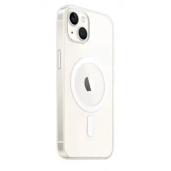Newface Apple iPhone 15 Plus Kılıf Magneticsafe Şeffaf Silikon - Şeffaf