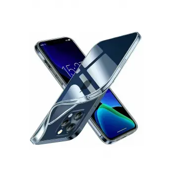 Newface Apple iPhone 15 Pro Kılıf Lüx Şeffaf Silikon