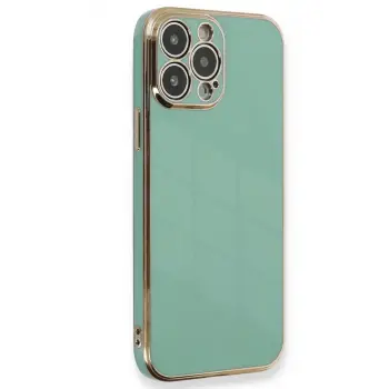 Newface Apple iPhone 15 Pro Kılıf Volet Silikon - Açık Yeşil