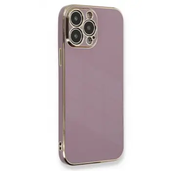 Newface Apple iPhone 15 Pro Kılıf Volet Silikon - Mor
