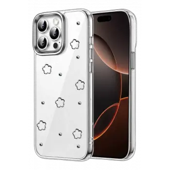 Newface Apple iPhone 15 Pro Max Fiyonk Desenli Kapak - Desen 2