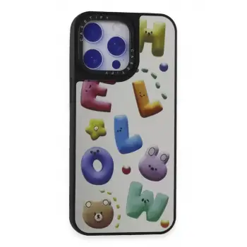 Newface Apple iPhone 15 Pro Max Kılıf Mirror Desenli Kapak - Mirror - 15
