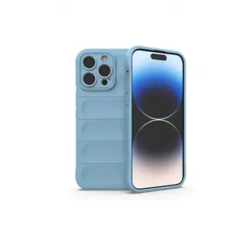 Newface Apple iPhone 15 Pro Max Kılıf Optimum Silikon - Sky Blue