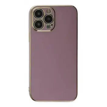 Newface Apple iPhone 15 Pro Max Kılıf Volet Silikon - Mor