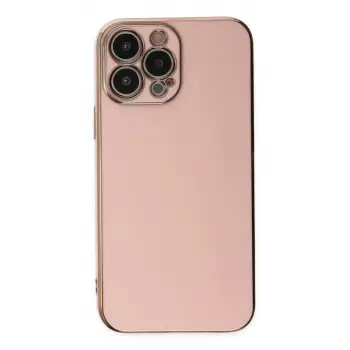 Newface Apple iPhone 15 Pro Max Kılıf Volet Silikon - Pembe