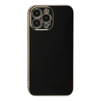 Newface Apple iPhone 15 Pro Max Kılıf Volet Silikon - Siyah
