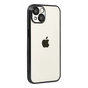 Newface Apple iPhone 15 Razer Lensli Silikon - Siyah
