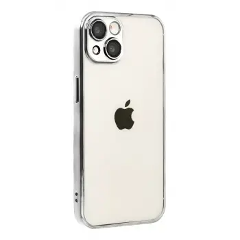 Newface Apple iPhone 15 Razer Lensli Silikon - Titan Gri