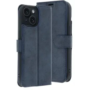 Newface Apple iPhone 15 Trend S Plus Kapaklı Kılıf - Lacivert