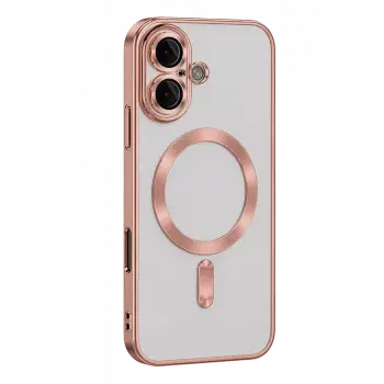 Newface Apple iPhone 16 Kılıf Kross Magneticsafe Kapak - Rose