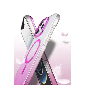 Newface Apple iPhone 16 Pro Max Glossy Magsafe Kapak - Siyah
