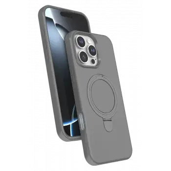 Newface Apple iPhone 16 Pro Max Regal Magsafe Standlı Kapak - Titan Gri