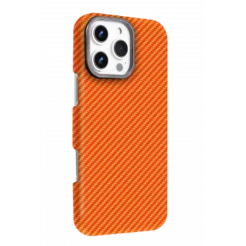 Newface Apple iPhone 16 Pro Max Vega Magsafe Kapak - Turuncu