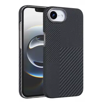 Newface Apple iPhone 16E Vega Magsafe Kapak - Siyah