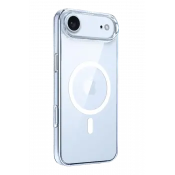 Newface Apple iPhone 17 Air Combo Sert Şeffaf Magsafe Kapak - Şeffaf