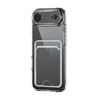 Newface Apple iPhone 17 Air Kart Şeffaf Silikon - Şeffaf