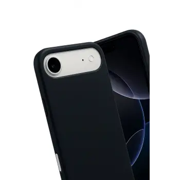 Newface Apple iPhone 17 Air Nano içi Kadife Silikon - Siyah