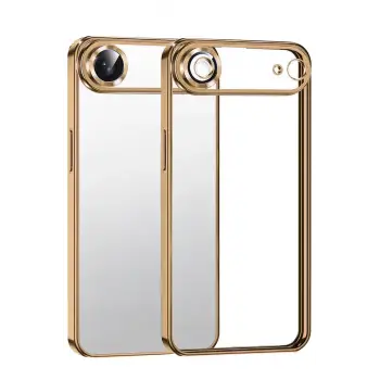 Newface Apple iPhone 17 Air Razer Lensli Silikon - Çöl Titanyum