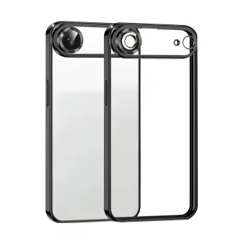 Newface Apple iPhone 17 Air Razer Lensli Silikon - Siyah