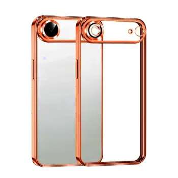 Newface Apple iPhone 17 Air Razer Lensli Silikon - Turuncu